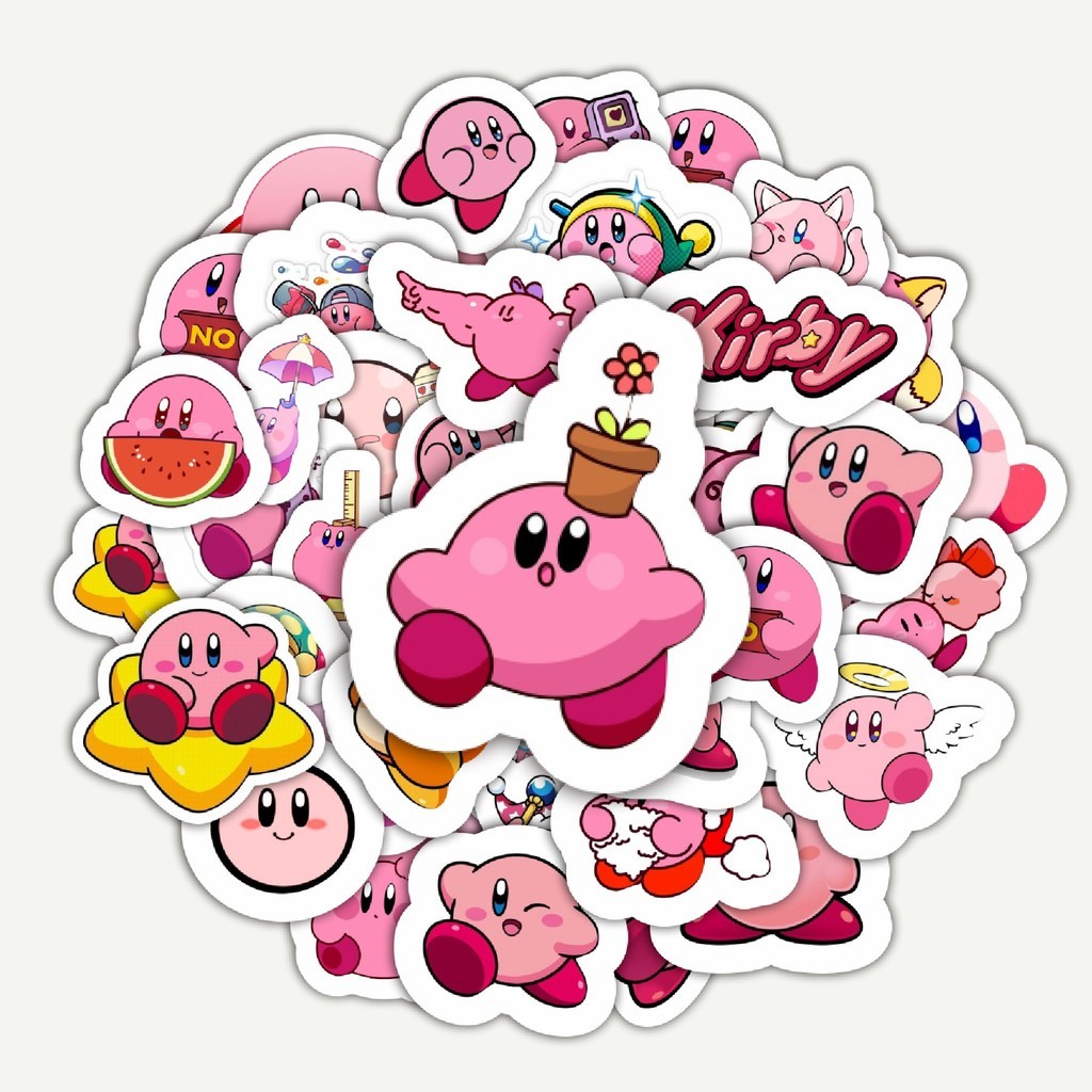 

Sticker Pack Stiker Karakter Kirby V3 | Sticker TUMBLR | Stiker LAPTOP KOPER HELM