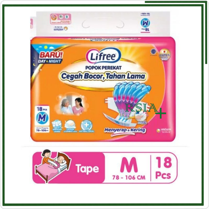 Popok Dewasa Lifree Perekat Popok Perekat Dewasa Lifree RSIA