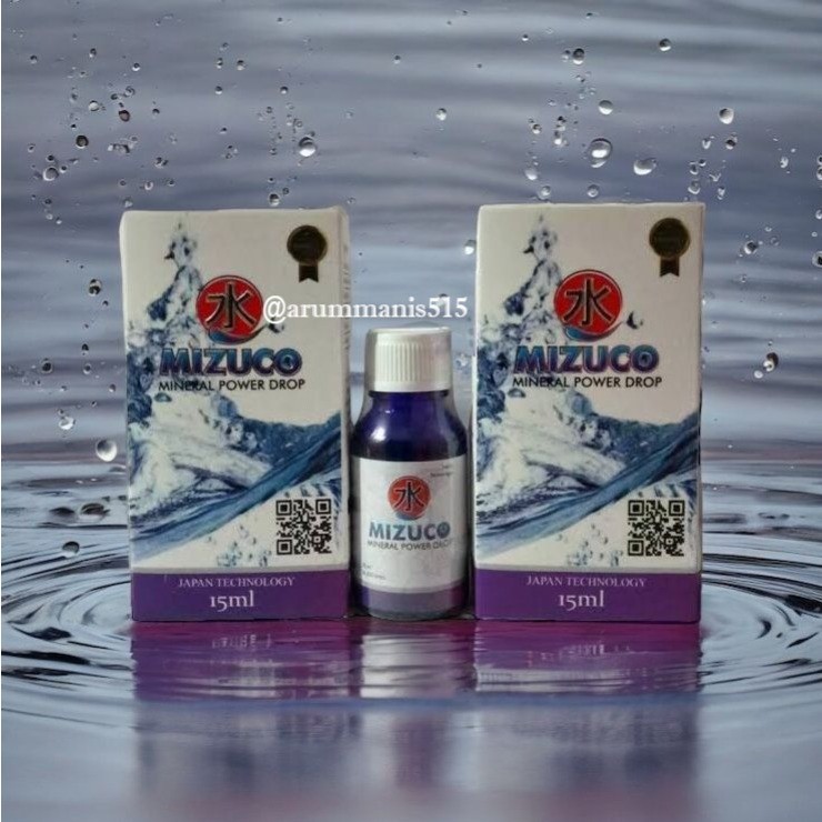 MIZUCO Mineral Power Drop 15ml 1Box Isi 5 Botol Original