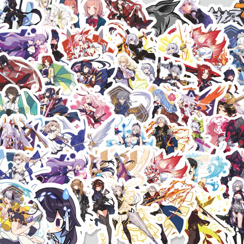 

Stiker Cutting Pack Stiker Anime Honkai Impact Isi 100Pcs Series Aesthetic Lucu Keren Untuk Koper Bahan Vynil