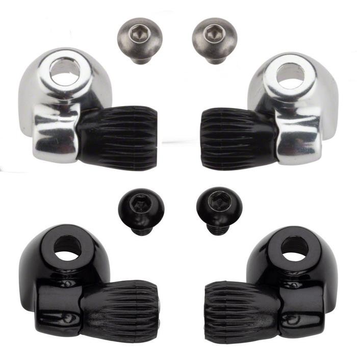 

Problem Solvers Cable Stops for Down Tube w/Adjuster - Silver Sale