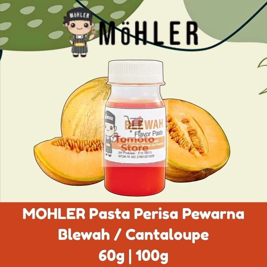 

✨ TOMOTOSTORE ✨ MOHLER Pasta Perisa Pewarna Blewah / Cantaloupe