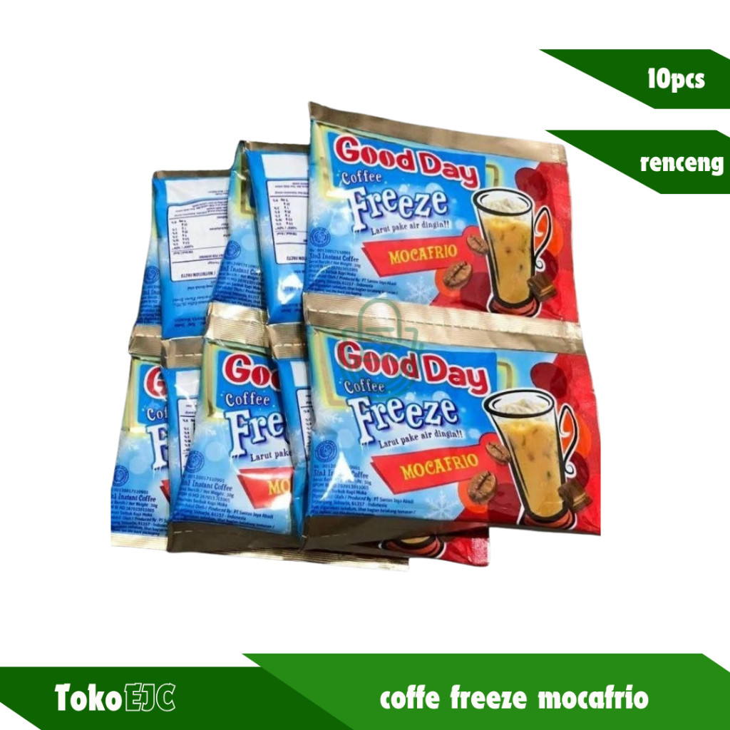 

[EJC] GoodDay coffe FREEZE mocafrio 10pcs/renceng 30g/pcs