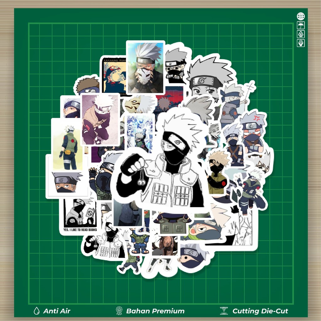 

HOT 50 PCS STIKER Stiker Anime Hatake Kakashi Stiker Fashion Cars Decal Dingin Kartu Album Custom Vinyl Anti Air- Sticker Aesthetic Buku Journal Koper Casing HP Tablet Laptop Helm Motor Botol Minum