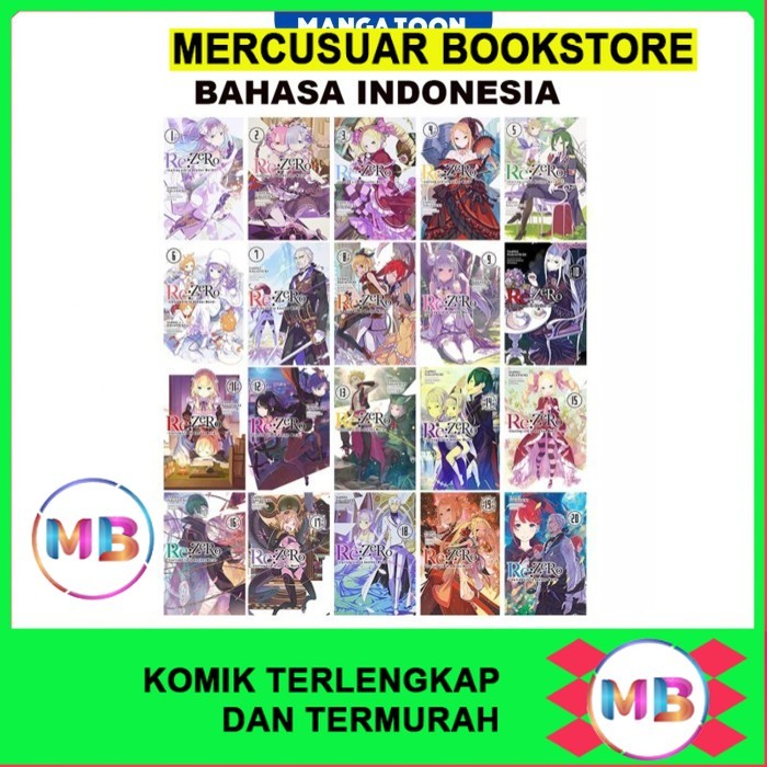 Re:ZERO -Starting Life in Another World, LIGHT NOVEL BAHASA INDONESIA - MercusuarBookstore