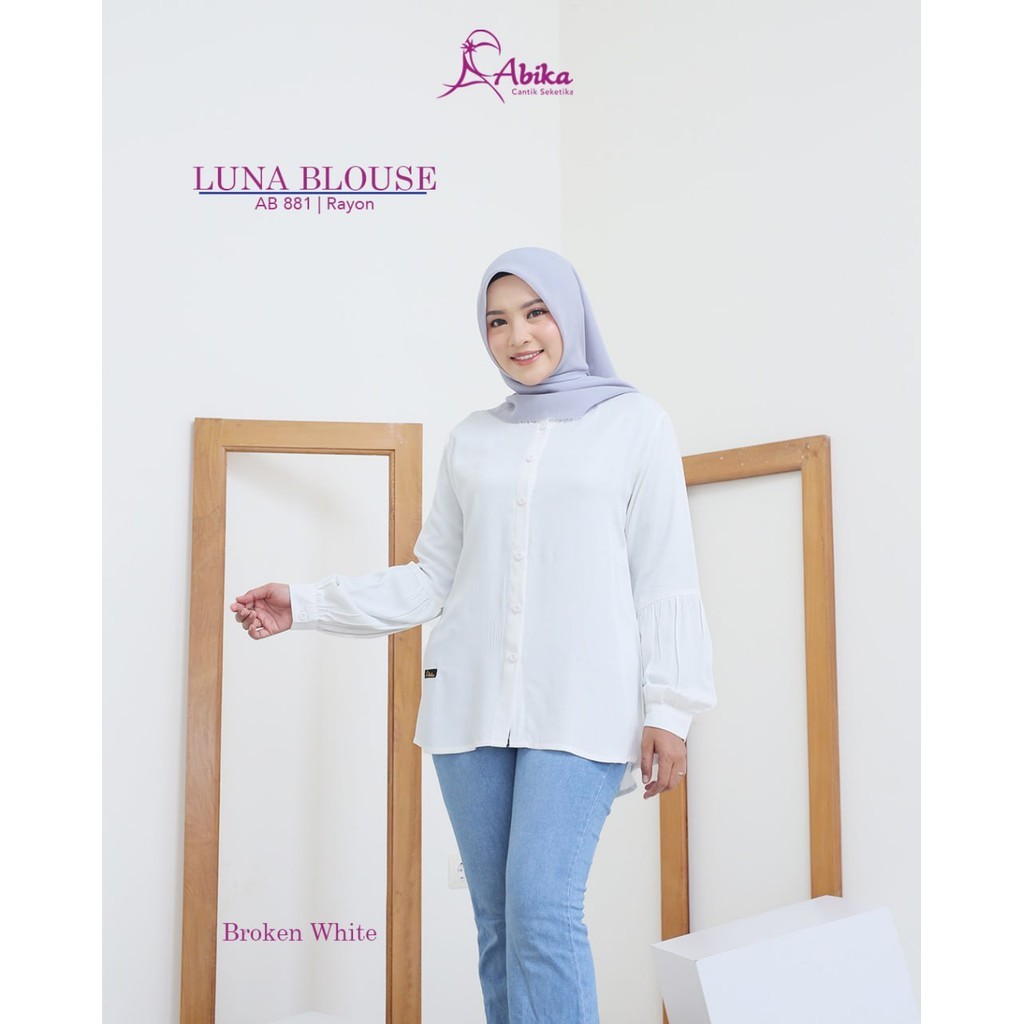 ABIKA LUNA BLOUSE ATASAN WANITA