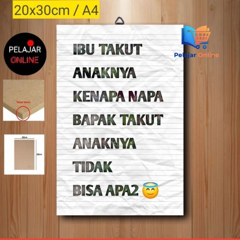 hiasan dinding motivasi quotes hiasan dinding kantor kamar caffe