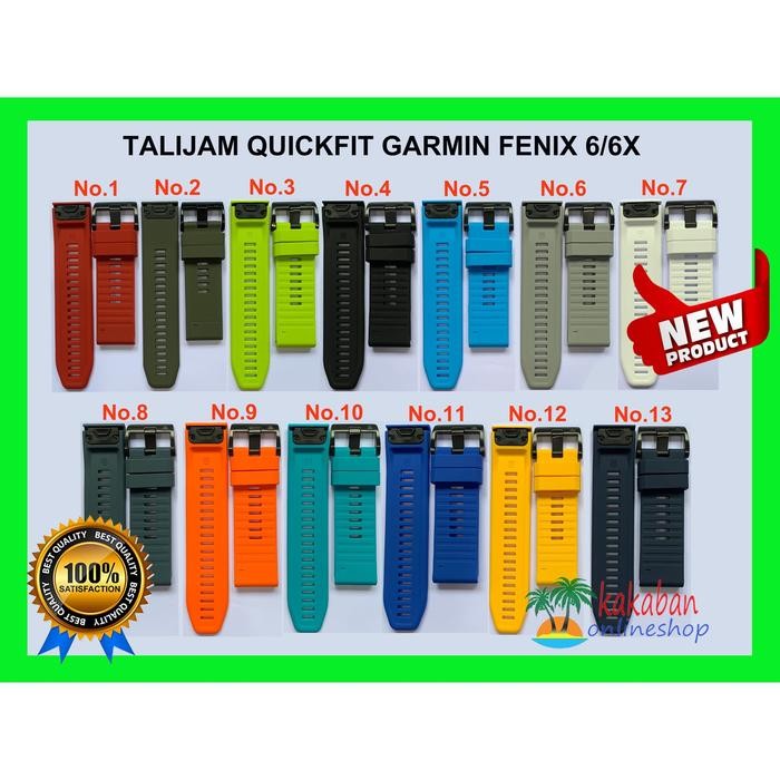 FENIX 6X/6 Strap Band Garmin QuickFit 26mm dan 22mm - 26MM