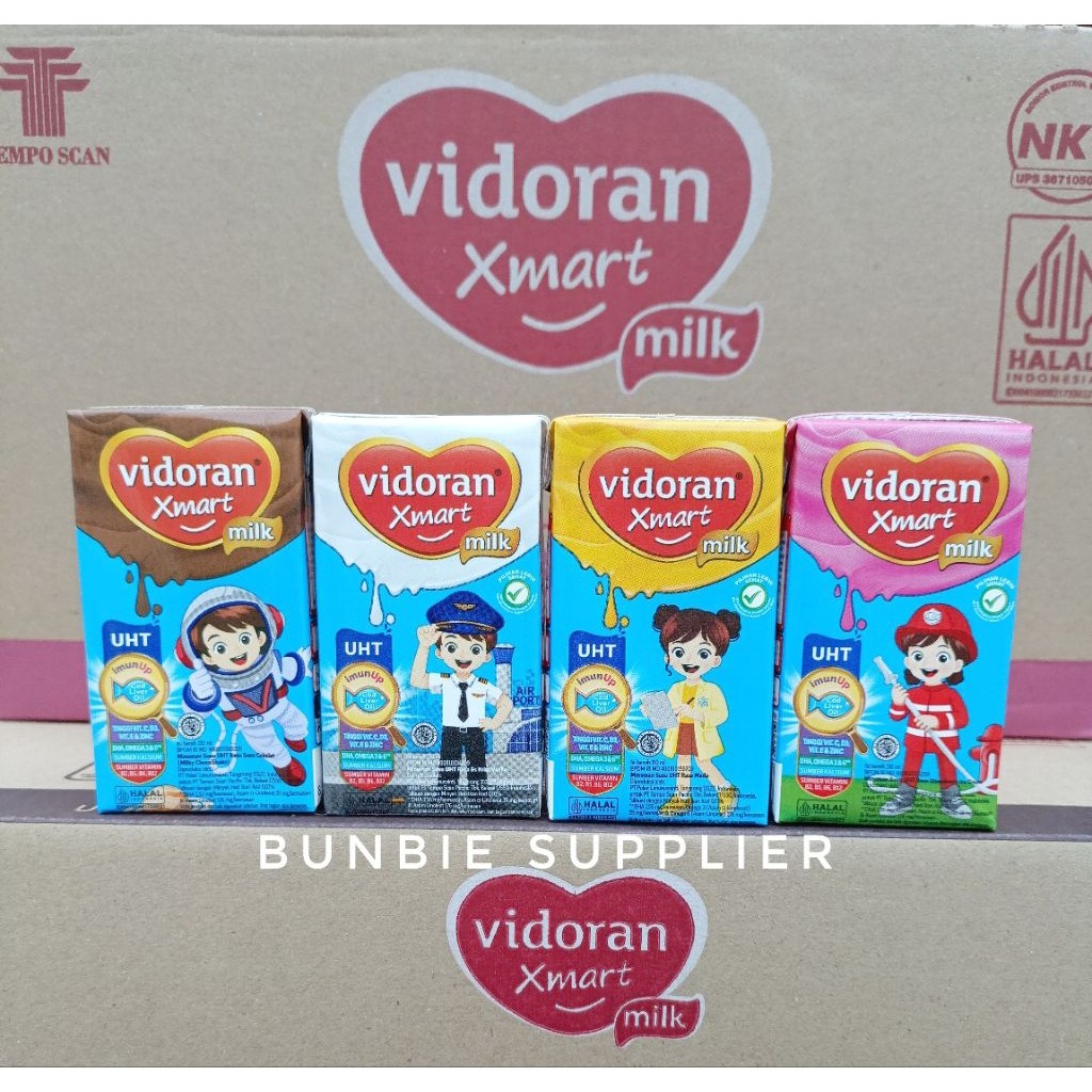 

Susu UHT VIDORAN XMART 110ml x 40pcs (KARTON) / Vidoran Xmart Milk