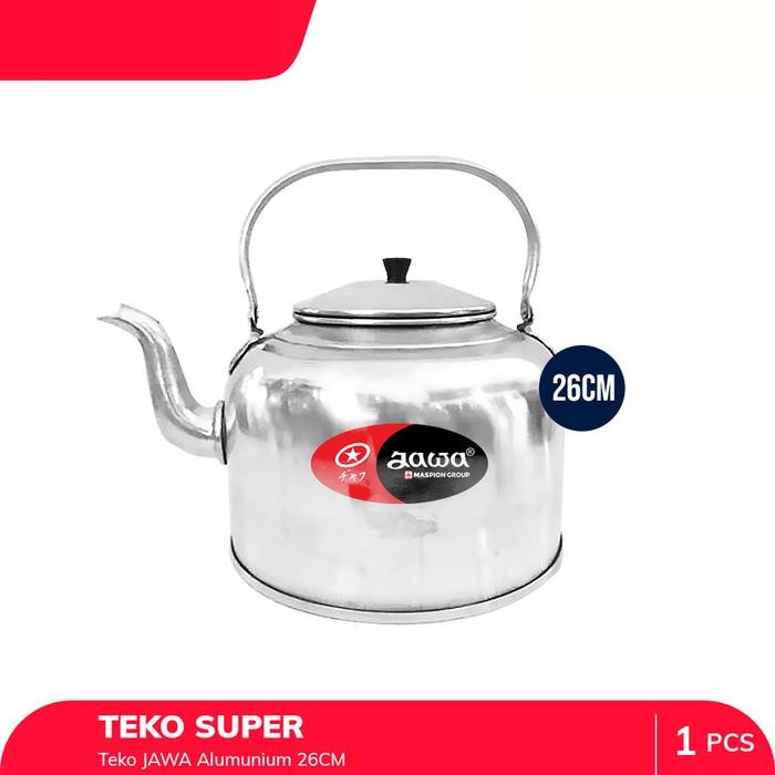 MASPION JAWA ALUMUNIUM SUPER KETTLE CERET TEKO AIR COR TEBAL 26 CM - random, MSPN-278-COR26CM