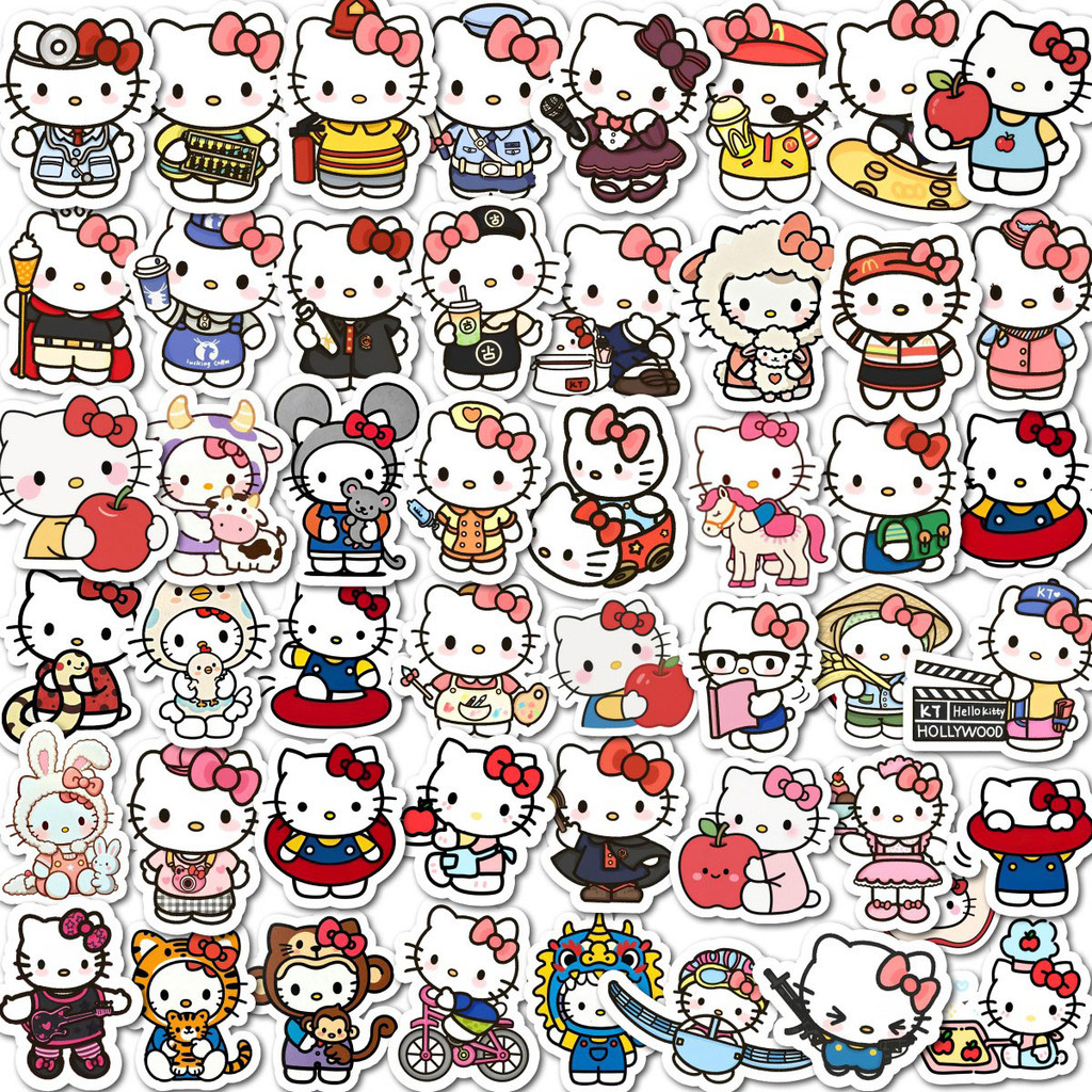 

50 original hand drawn graffiti stickers for cats, DIY decorative water bottles, tablets, hand accounts, waterproof stickers