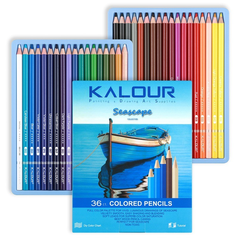 

Ocean color pencil set 36PCS color pencil, used for adult painting and coloring art creation, an essential tool for artists