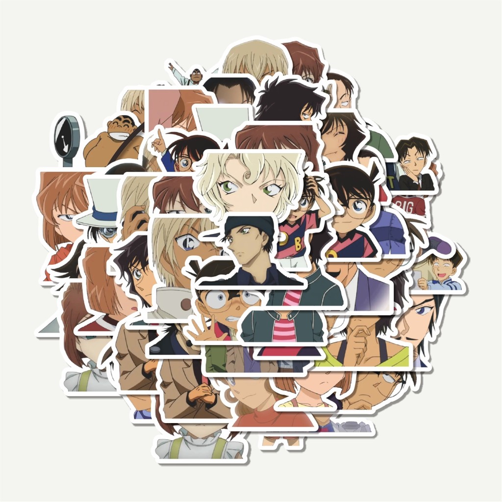 

Sticker Pack Stiker Anime Detective Conan V3 | Sticker TUMBLR | Stiker LAPTOP KOPER HELM
