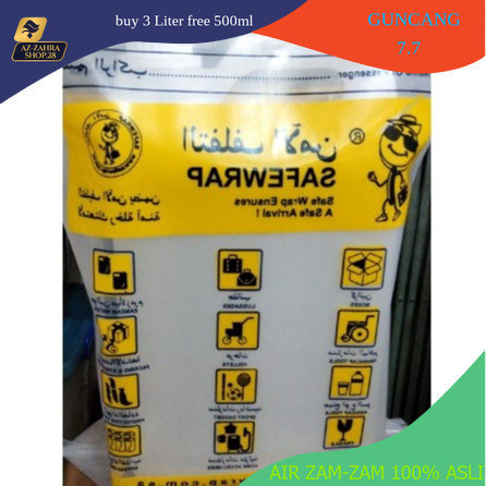 

Air Zamzam asli 100% 1 Liter Mekah Zam Zam Kemasan Jerigen 1 Liter Oleh Oleh Haji dan Umroh