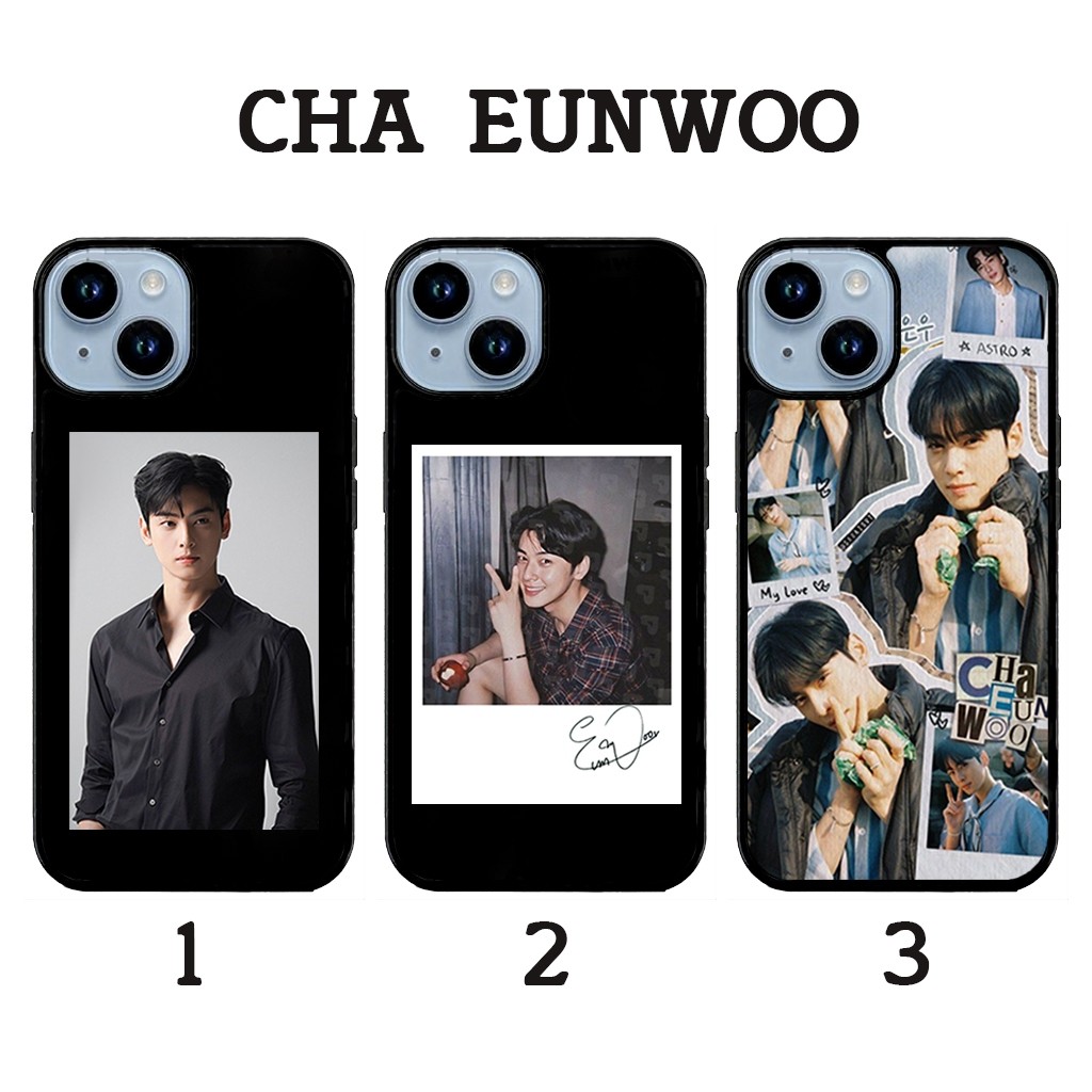 Cha Eunwoo - Softcase Glossy (BERGARANSI) Iphone samsung xiaomi redmi oppo vivo realme (Case Casing 