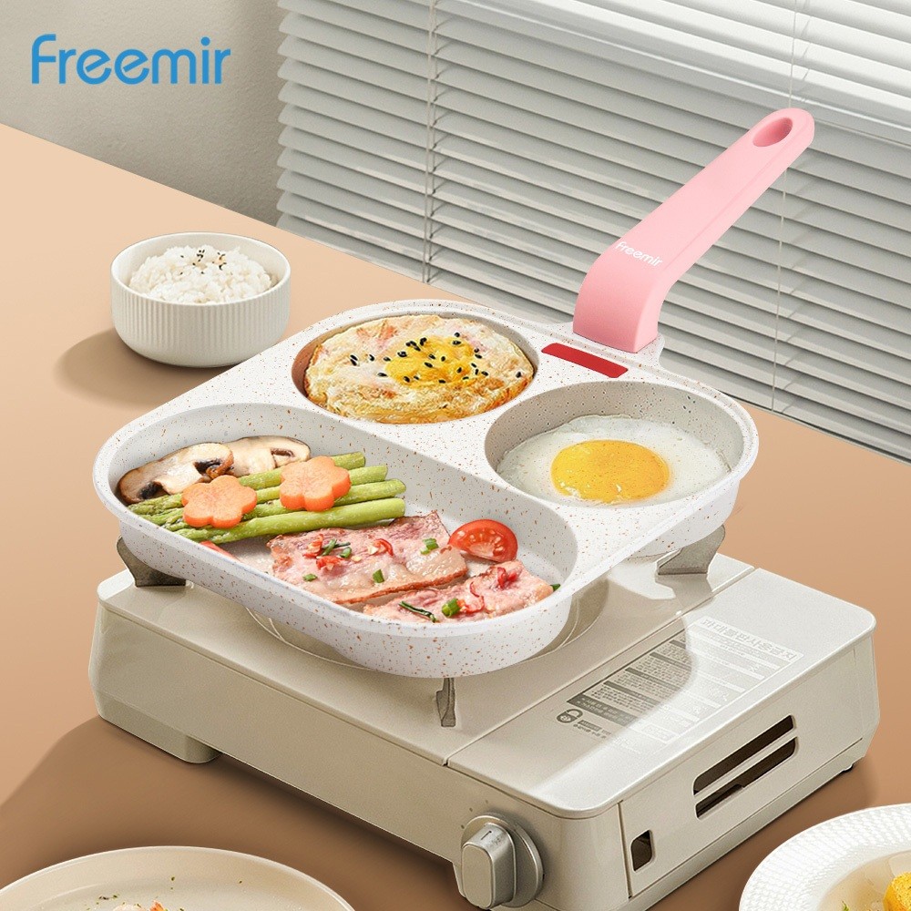 New [LIVE] Wajan 3in1 Sekat Anti Lengket PinkPremium