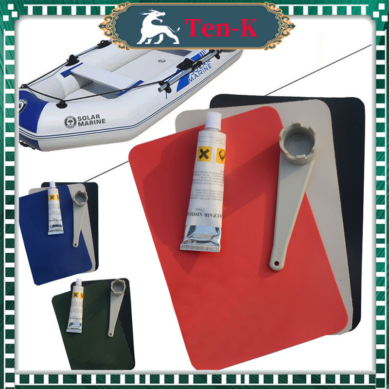 Lem Kasur Angin Bocor / Patching Rubber Boat / Tambalan Perahu Karet