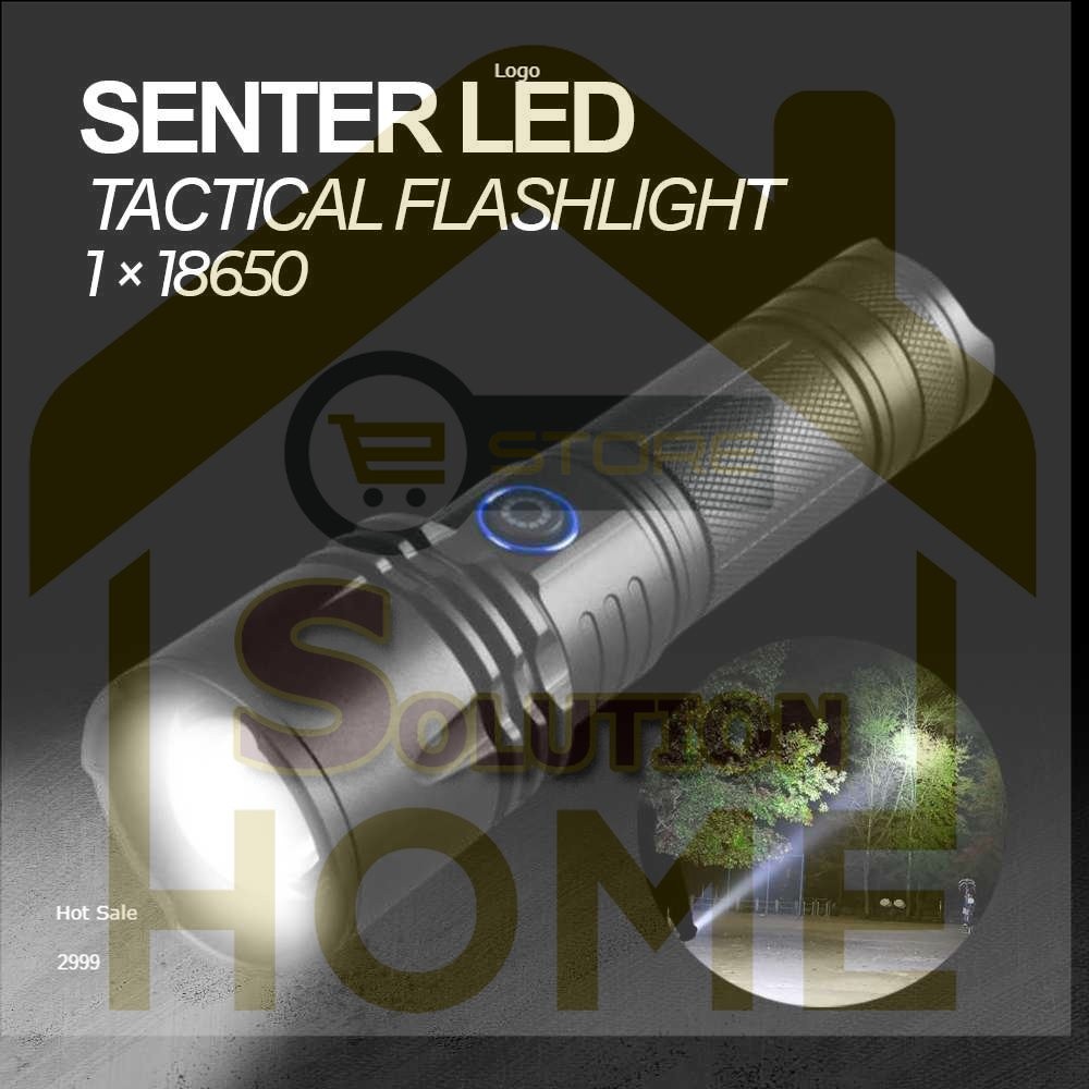 HSS - BESTSUN Senter LED Tactical Flashlight - P50 - Home Store Solution