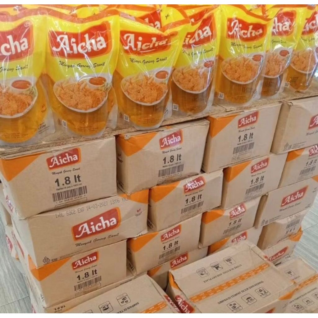 

Minyak Goreng Aicha 1 Dus isi 12 Pcs