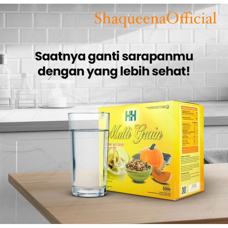 

HH MULTIGRAIN HWI 100% ORIGINAL | HHMG | MINUMAN SEREAL RENDAH LEMAK BERPROTEIN TINGGI