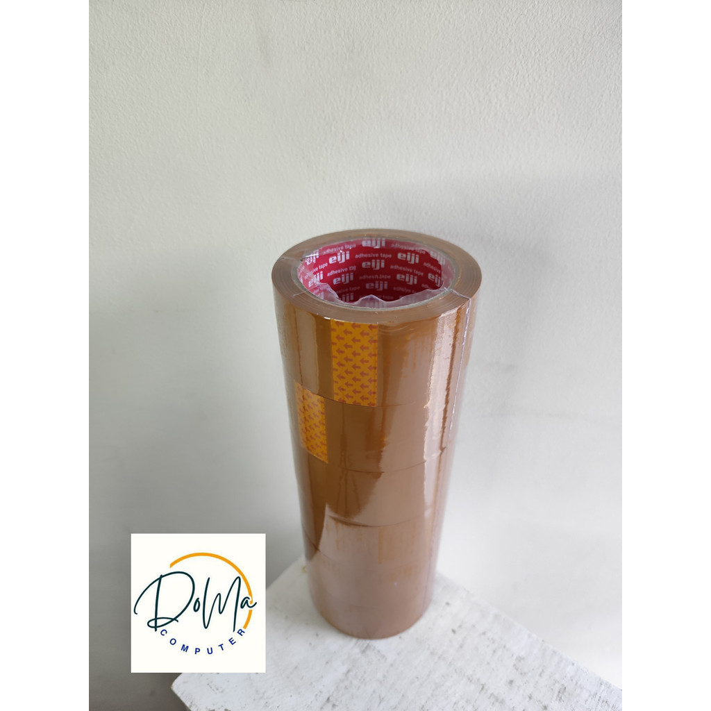 

LAKBAN OPP TAPE 2 INCH 100 YARD COKLAT (48MM) - EIJI FH COKLAT