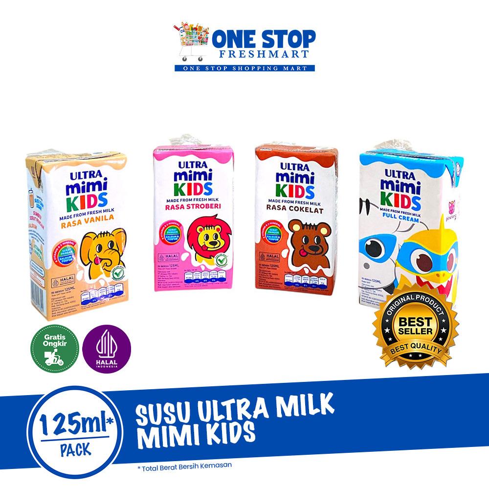 

ULTRA SUSU MIMI KIDS 125ML / ULTRA MILK MIMI KIDS 125ML