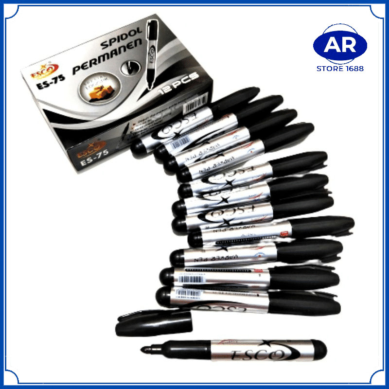 

AR GROSIR - spidol Besar Permanent Esco 1pcs