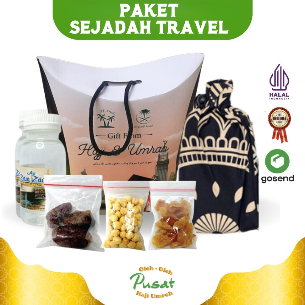 

Paket Oleh Oleh Haji Umroh + Sajadah Travel Pouch Ekonomis