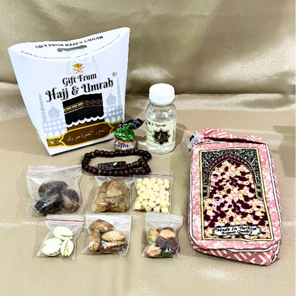 

Paket Lengkap Oleh Oleh Haji dan Umroh + Sajadah Travel