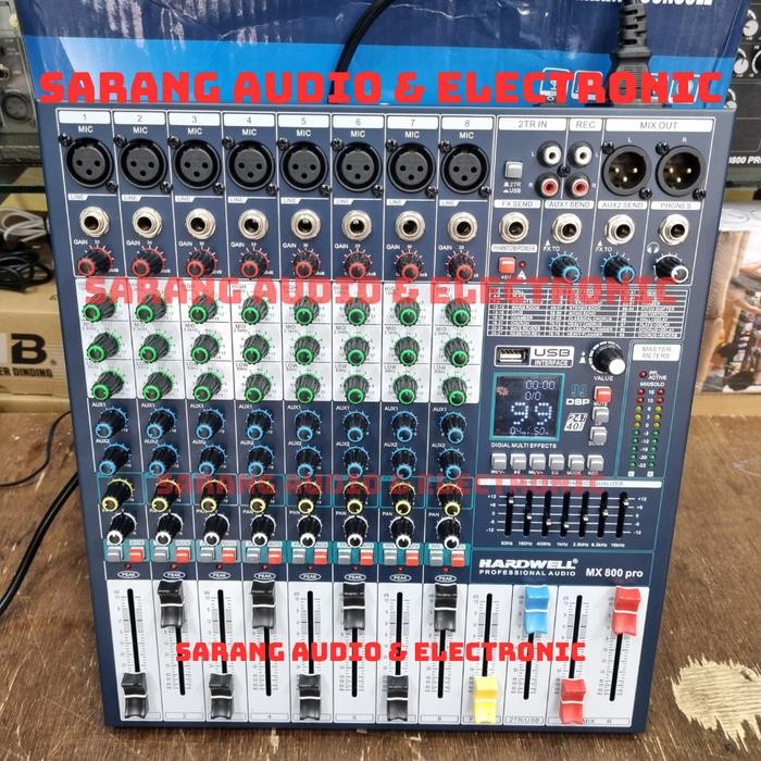 Mixer Audio HARDWELL MX800PRO Original 8 Channel MX 800 PRO MX800 PRO