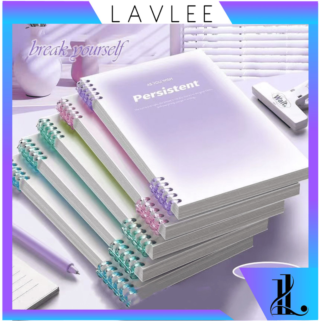 

Lavlee - 6646 Buku Tulis Sekolah / Buku Binder / Buku Catatan Lucu / Notebook Loose Leaf Lucu / Aesthetic Korean Loose Leaf Binder