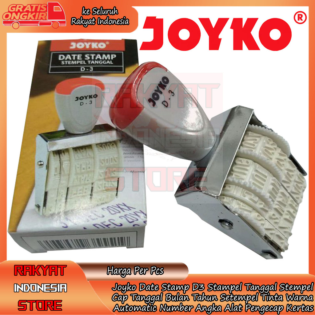 

Jk Stampel Tanggal Automatic Number Date Stamp D3 Stempel Cap Bulan Tahun Setempel Tinta Warna Stemp Angka Alat Pengecap Kertas Date Nomor Otomatis Self Inking Setampel Sekolah Kantor Perlengkapan
