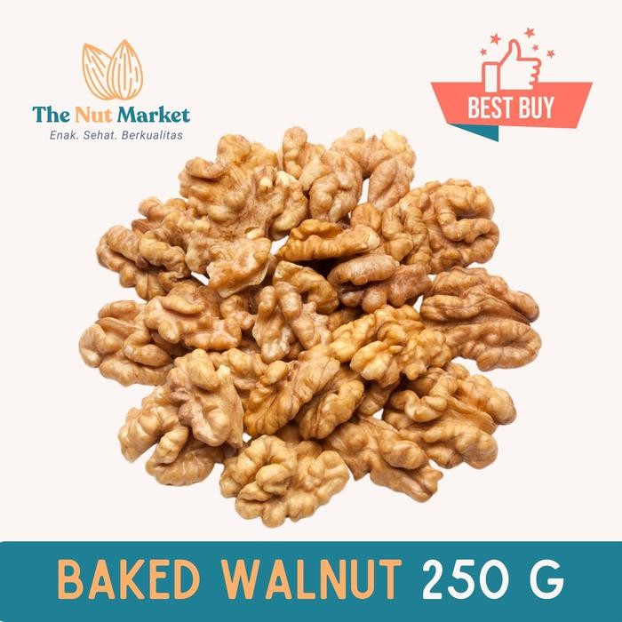 

Kacang Walnut Oven (Roasted Walnut) USA imported, 250 gram