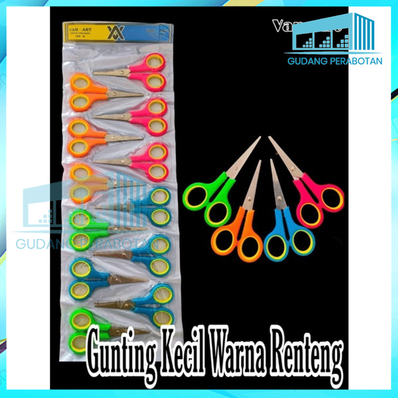 

GP GROSIR gunting KECIL 2CM warna, pemotong, alat potong, gunting warna