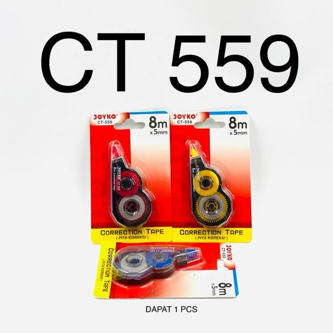 

CORRECTION TAPE JOYKO CT-559 / Tip-Ex Tipex Kertas Joyko CT-559 CT 559