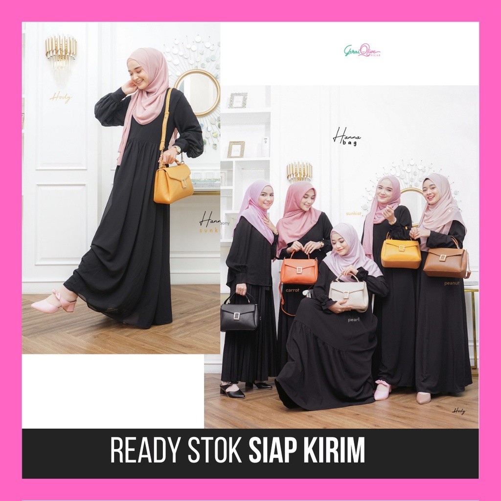 Tas Selempang Wanita Hanna Bag by Hody Sintetis Premium Dompet Tas HP Mewah