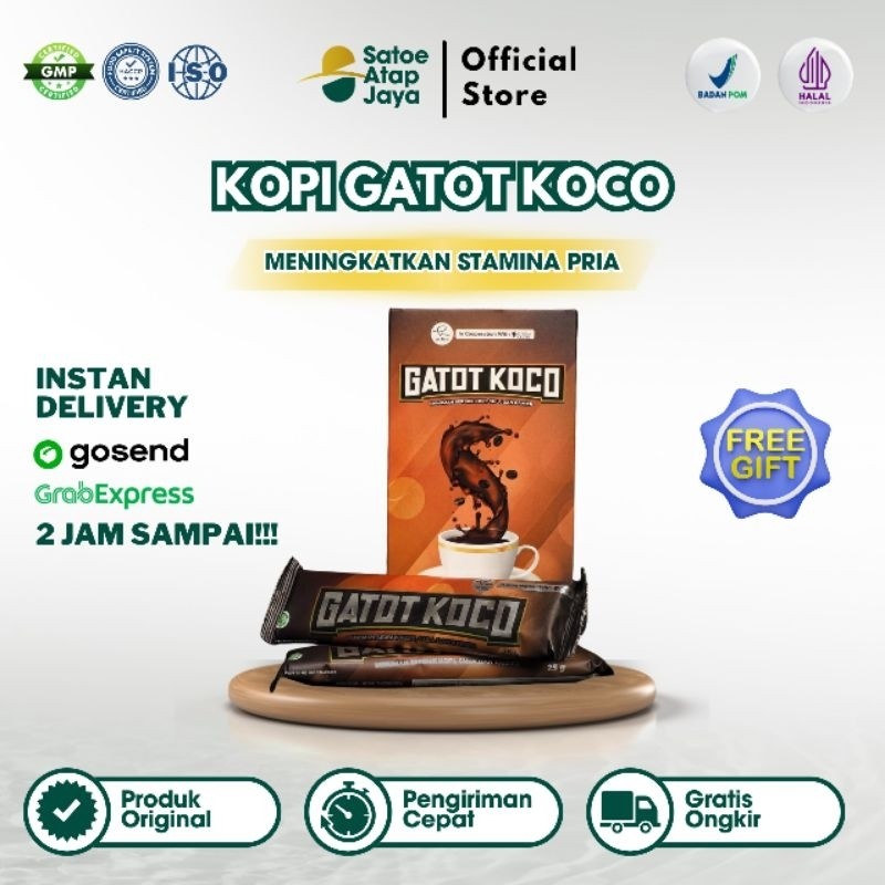 

[DISTRIBUTOR RESMI] KOPI GATOT KOCO BY DR RICHARD LEE ORIGINAL BPOM GATOT KACA KOPI STAMINA