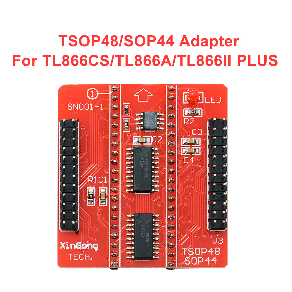 Original Adapters TSOP48/SOP44 ZIF adapter kit only for MiniPro TL866II PLUS TL866A TL866CS Programm