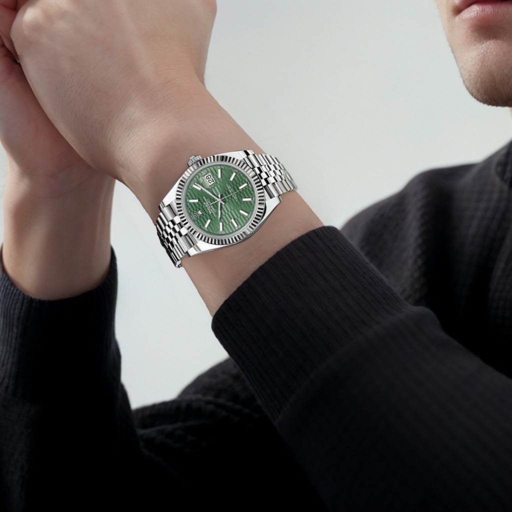 Jam tangan pria jam tangan mekanik otomatis bercahaya asli baru jam tangan Rolex jam tangan mekanik 