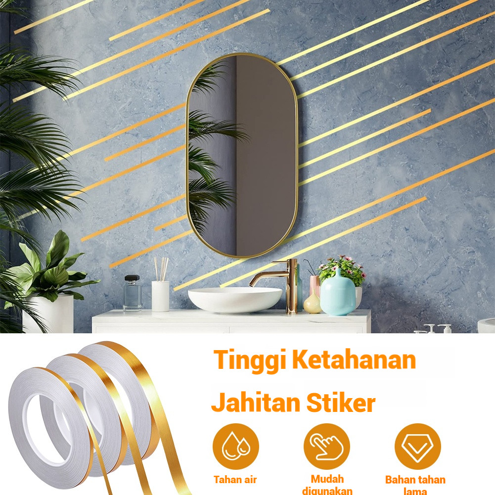 Stiker Dekoratif Segel Ubin dan Plafon 50M untuk Rumah dan Kantor