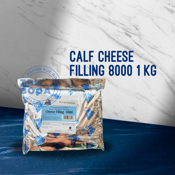 

Keju Cheddar Calf 1 Kg 8000 Isian Cheese Filling