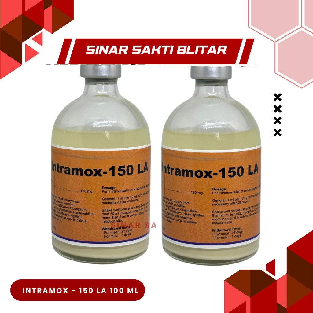 INTRAMOX - 150 LA 100 ML - Untuk Hewan
