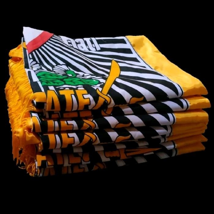 Bendera PSHT Bolak-balik Bendera Panji PSHT - Hitam