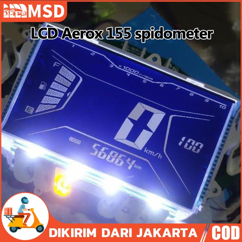 lcd aerox 155 spidometer yamaha LCD SPEEDOMETER AEROX 155 / LEXI 125 ORIGINAL SPEEDOMETER TERMURAH B
