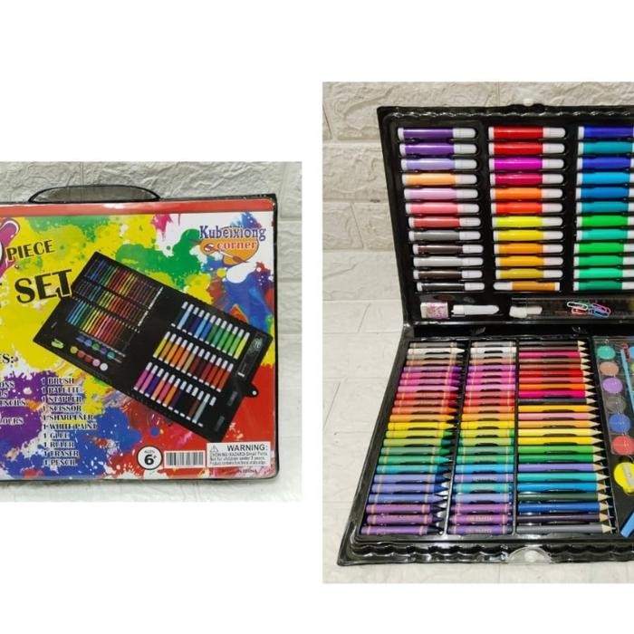 

Crayon 208 Pcs Art Set Crayon Drawing Alat Melukis Mewarnai Kado Anak