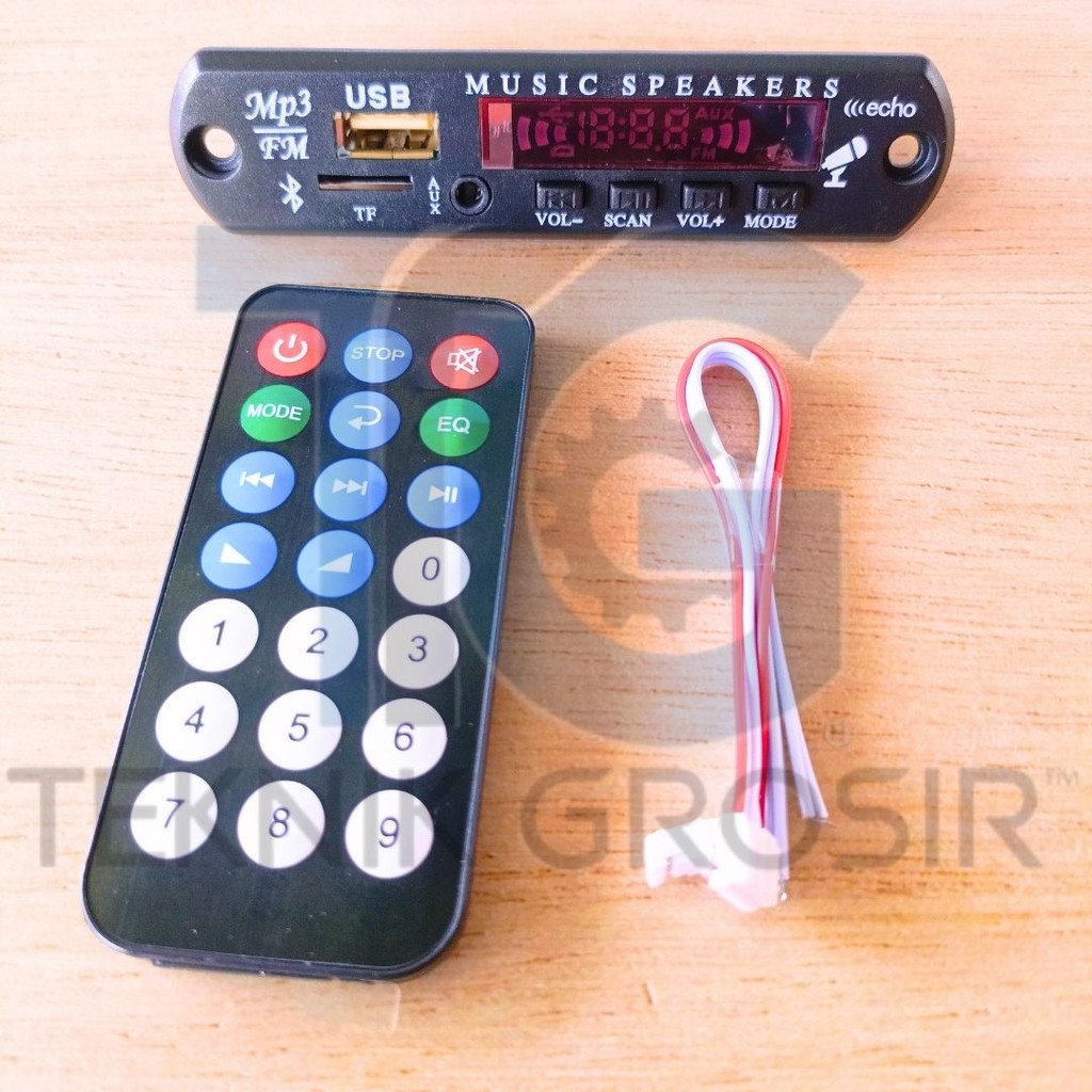 Modul MP3 USB Bluetooth 5V – Lengkap dengan Remote