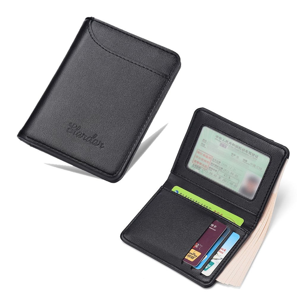 

Super Slim Soft Wallet Faux Leather Mini Credit ID Card Holder Wallets Purse Thin Small Card Holders Men Wallet