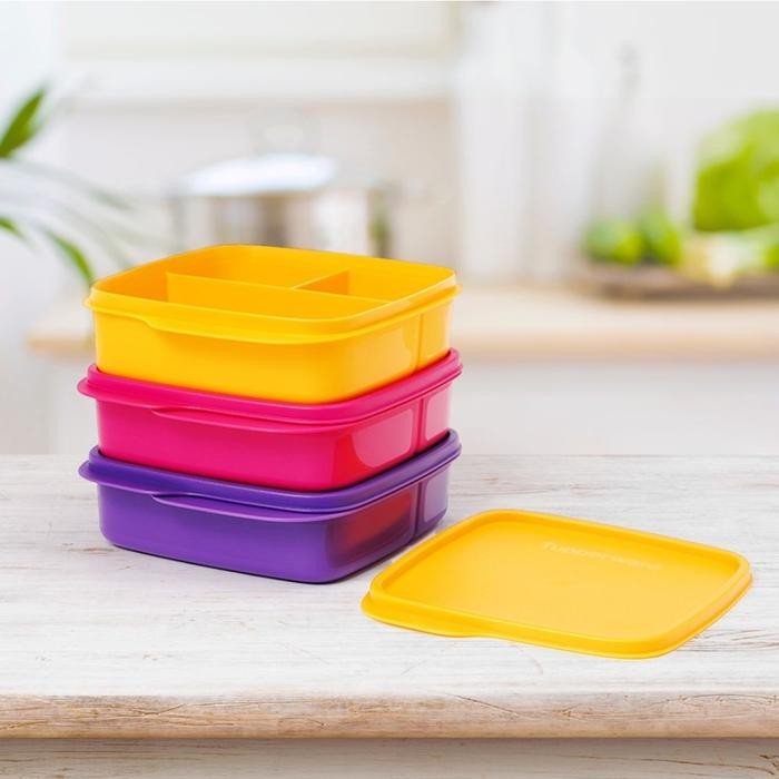 Tupperware Lolly Tup Kotak Bekal Makan - Promo - Pink Muda