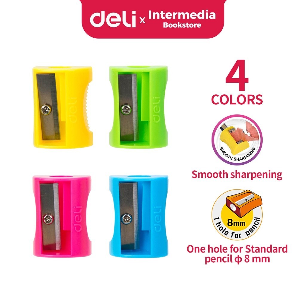 

Deli E0531 Rautan Pensil 1 lubang bahan ABS awet penggunaan jangka panjang 7mm