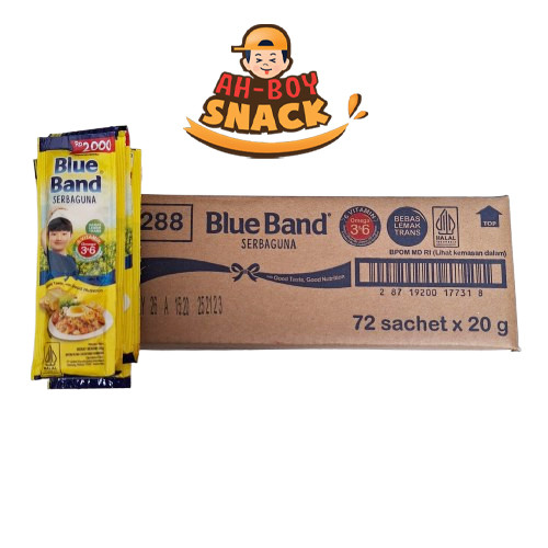 

[ 1 DUS ] BLUEBAND RENCENG PER DUS - ( 12 RENCENG ) BLUE BAND RENCENG - AHBOY SNACK